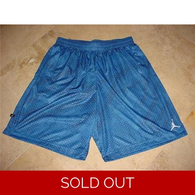 Jordan Just Flight Sublimated Basketball Shorts Blue 3XL
